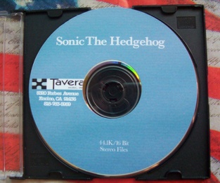 "Sonic the Hedgehog" Michael Tavera CD